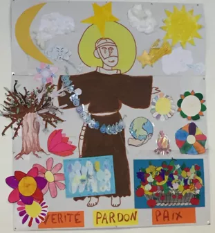 Dessin représentant le développement humain et spirituel 